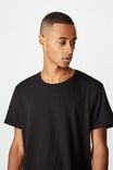 Camiseta - Essential Crew T-Shirt, BLACK - vista alternativa 5