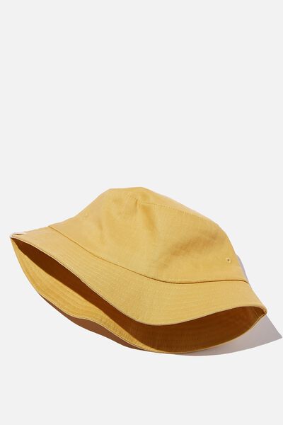 Hemp Bucket Hat, GRAVEL