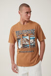 Premium Loose Fit Art T-Shirt, GINGER/YELLOWSTONE GEYSER - alternate image 1