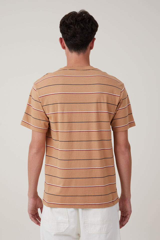 Loose Fit Stripe T-Shirt, GOLDEN EVERY DAY STRIPE