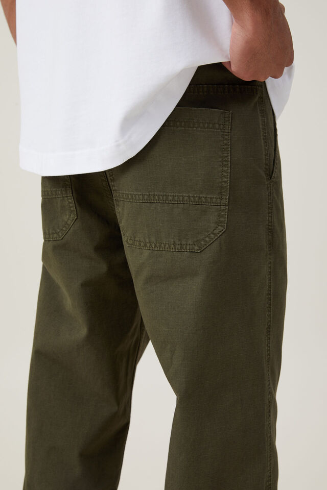 Loose Fit Pant, WASHED JUNGLE RIPSTOP