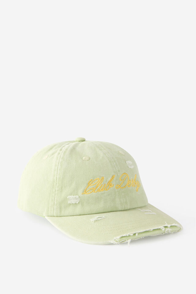 Vintage Dad Hat, LIME/CLUB DERBY