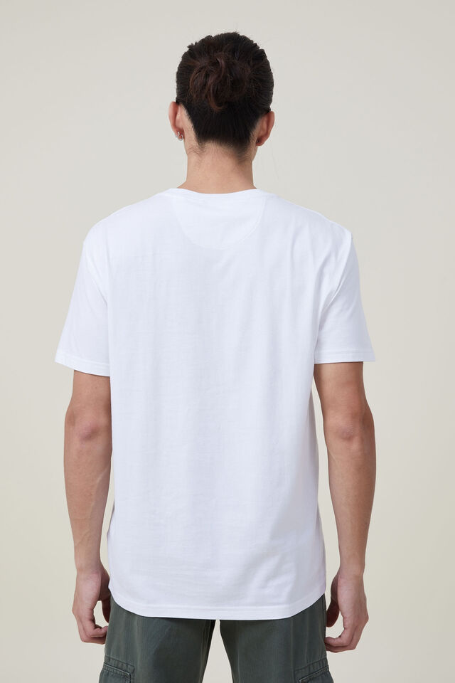 Camiseta - Mickey Loose Fit T-Shirt, LCN DIS WHITE/JIMBO PHILLIPS