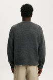 Super Soft Boxy Sweater, DARK GREY BULL - example image 3