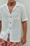Palma Short Sleeve Shirt, WHITE - alternate image 2
