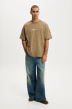 Camiseta - Heavy Weight Text T-Shirt, COFFEE / RESIDENCY COLLECTIVE - vista de exemplo 3
