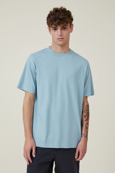 Organic Loose Fit T-Shirt, YOUNG BLUE