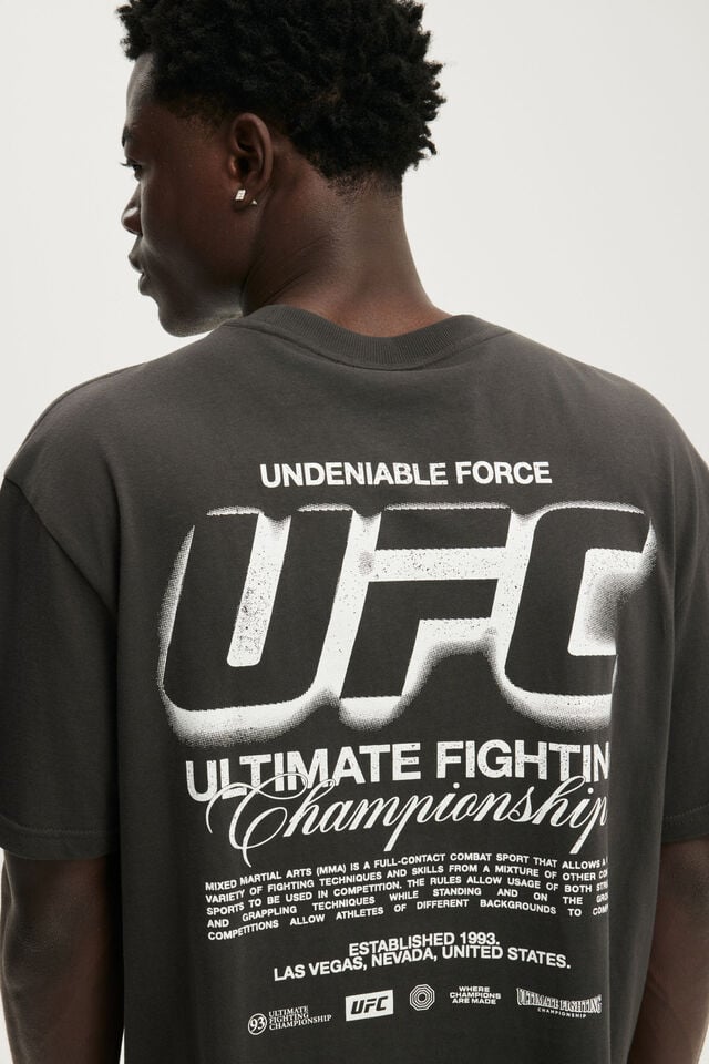 Everyday Fit Ufc T-Shirt, LCN UFC FADED SLATE / UFC - UNDENIABLE FORCE