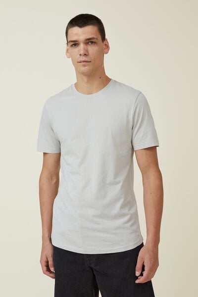 Camiseta - Organic Longline T-Shirt, SMOKE