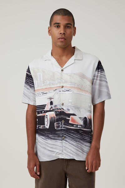 Blusa - Pit Stop Short Sleeve Shirt, RACE TRACK