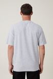 Camiseta Organic Loose Fit T-Shirt, LIGHT GREY MARLE - vista alternativa 3