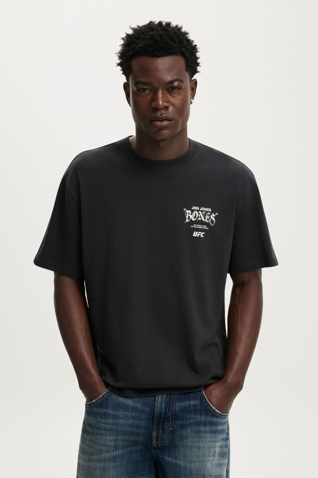 Everyday Fit Ufc T-Shirt, LCN UFC WASHED BLACK / JON JONES