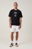 Premium Loose Fit Art T-Shirt, BLACK/ HOTEL PARADISO - alternate image 2