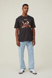 Premium Loose Fit Music T-Shirt, LCN MT WASHED BLACK/NIRVANA - MUDDY BANKS - alternate image 2