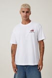 Loose Fit Art T-Shirt, WHITE / SUSHI OF JAPAN - alternate image 1
