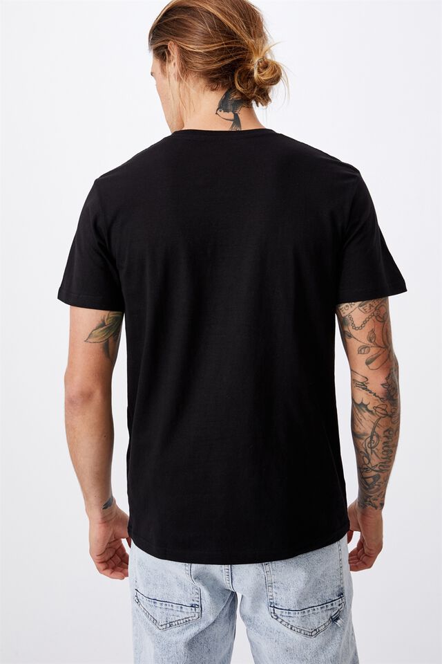 Camiseta - Essential Crew T-Shirt, BLACK