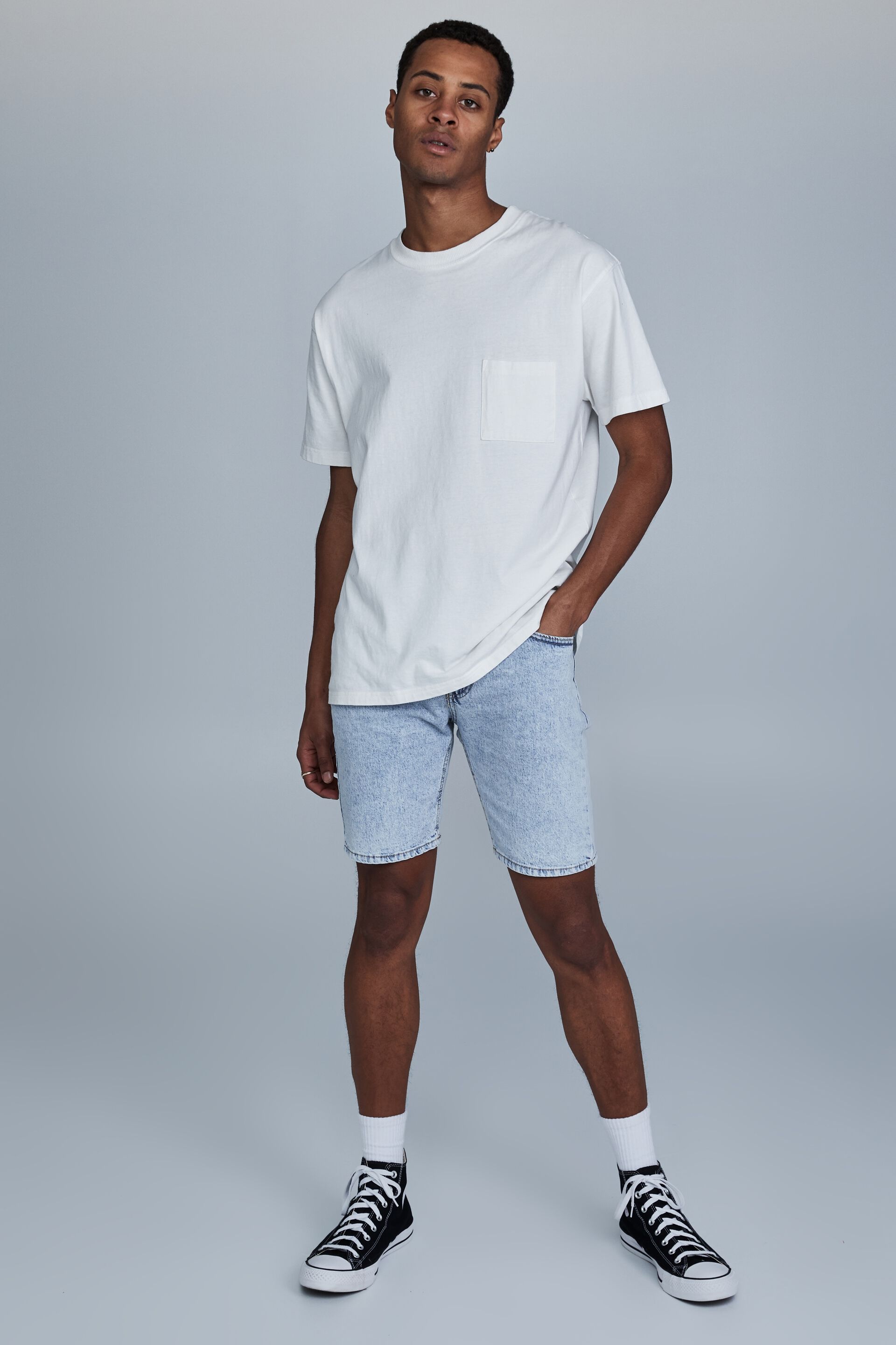 mens short jean shorts
