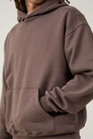 Box Fit Hoodie, WASHED CHOCOLATE - alternate image 4