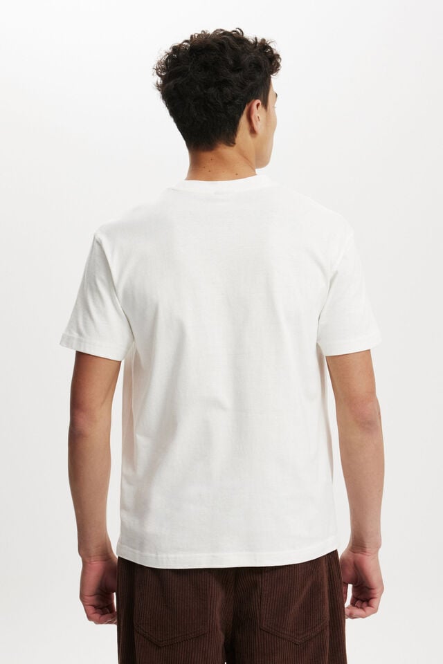 Loose Fit Art T-Shirt, VINTAGE WHITE/SUNDOWN