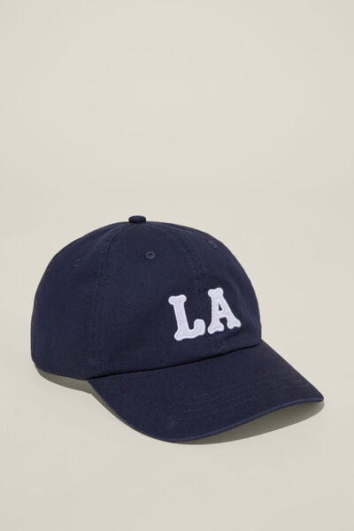 Vintage Dad Hat, WASHED NAVY/LA