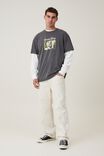 Premium Loose Fit Music T-Shirt, LCN WMG FADED SLATE/GREEN DAY - NIMROD - alternate image 2