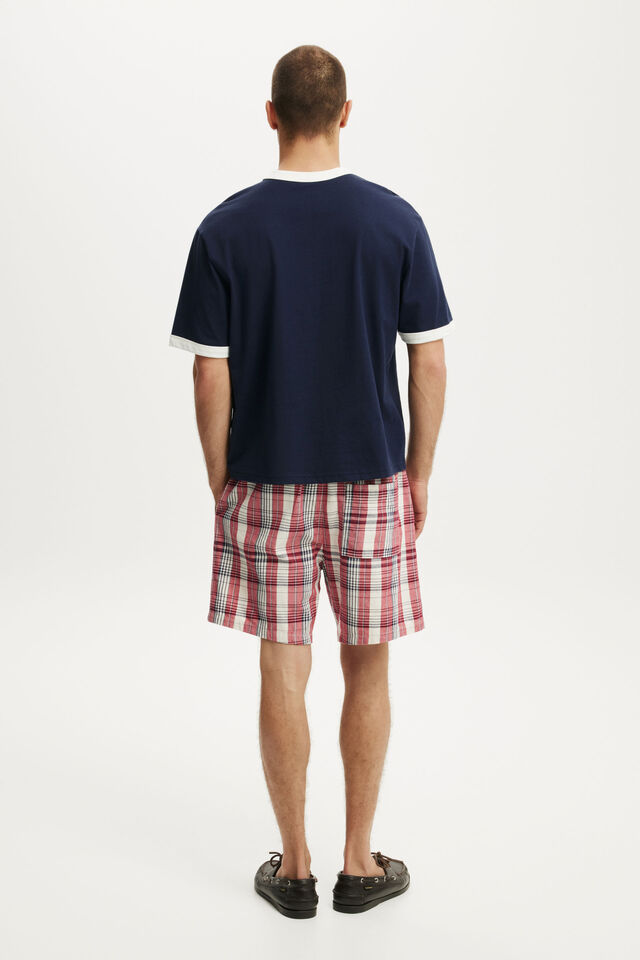 Easy Short, RED CHECK
