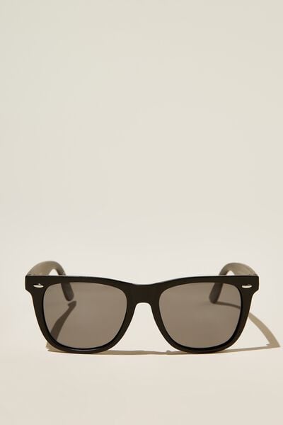 Beckley Polarized Sunglasses, MATTE BLACK / SMOKE