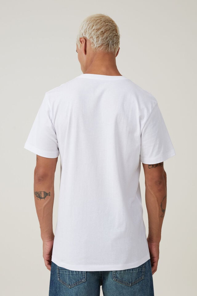 Organic Henley T-Shirt, WHITE