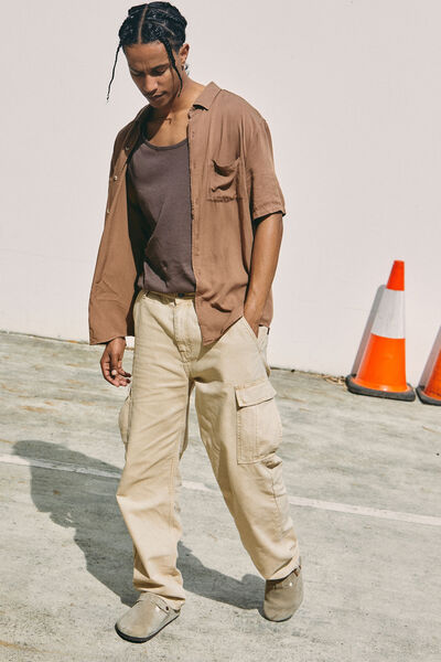 Loose Fit Pant, SAND CARGO
