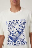 Loose Fit Art T-Shirt, CREAM PUFF / LOCKED AND LOADED - alternate image 4