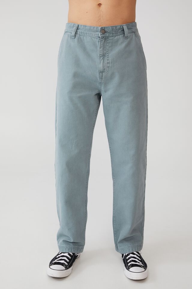 Loose Fit Pant, WASHED BLUE CANVAS