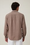 Portland Long Sleeve Shirt, MOCHA CHEESECLOTH - alternate image 3