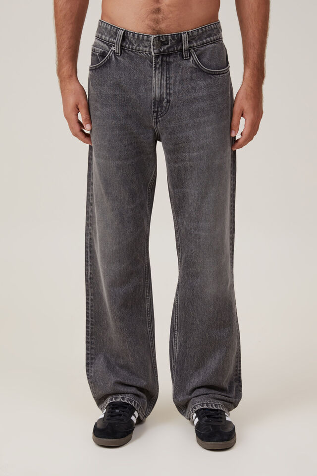 Relaxed Boot Cut Jean, SMITH BLACK