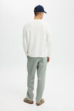 Linen Trouser, WASHED MILITARY - example image 3