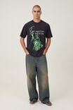 Camiseta - Rage Against The Machine Loose Fit T-Shirt, LCN WMG WASHED BLACK/RATM - LIBERTY - vista alternativa 2