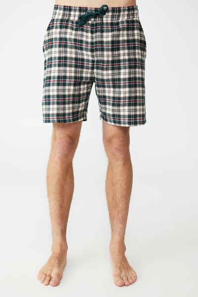 Lounge Short, FOREST GREEN CHECK