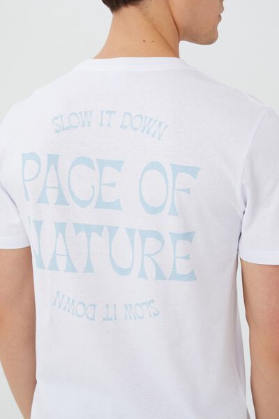 Tbar Street T-Shirt, WHITE/PACE OF NATURE