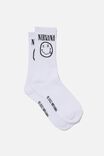 Special Edition Active Sock, LCN MT WHITE/NIRVANA
