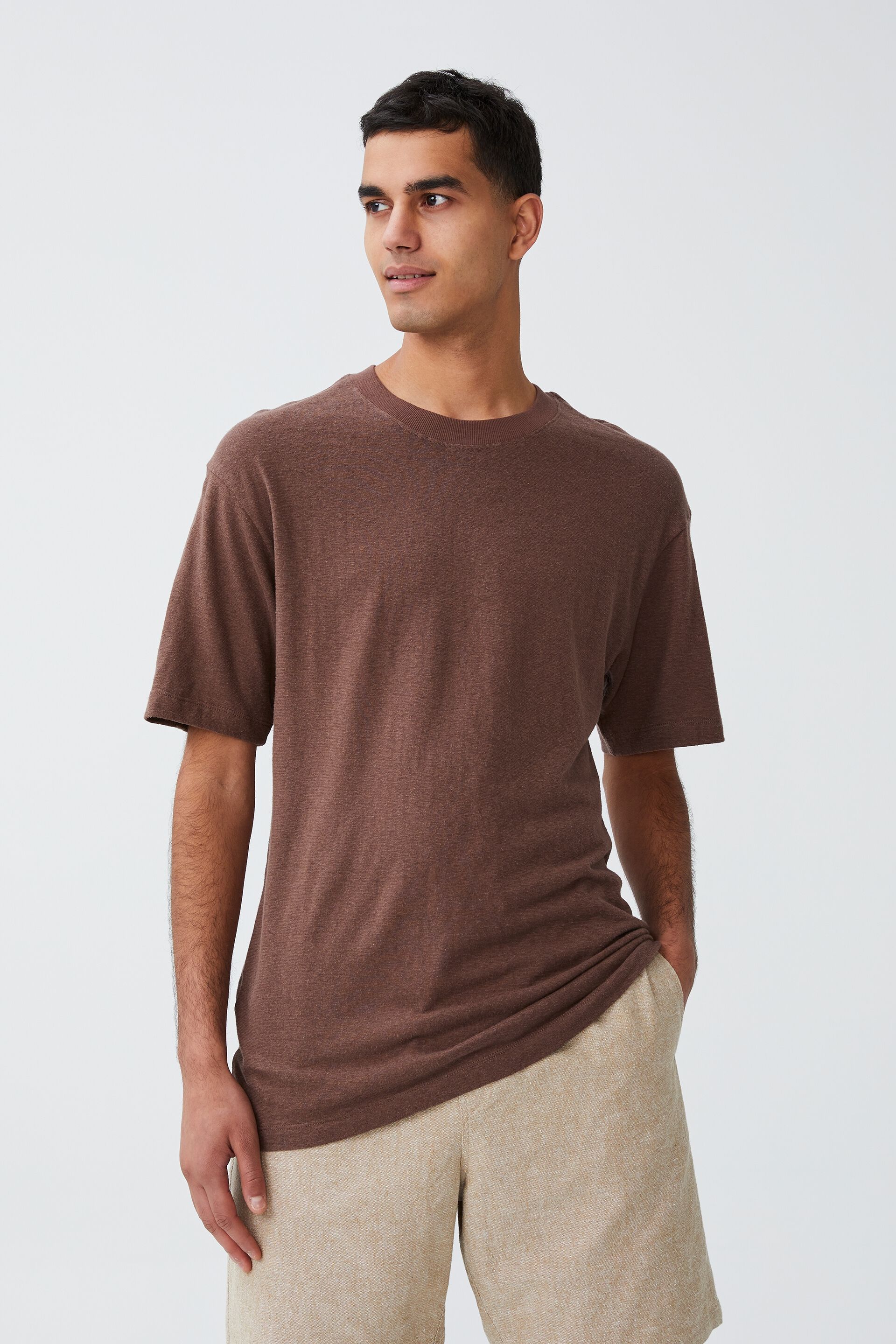 Men Tops & T-Shirts | Hemp T-Shirt - FY32020