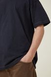 Box Fit Plain T-Shirt, BLACK - alternate image 4