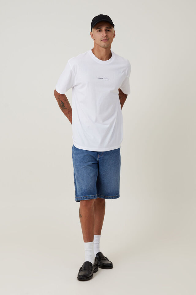 Camiseta - Easy T-Shirt, WHITE / LEGACY SUPPLY