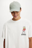 Kerokerokeroppi Box Fit T-Shirt, LCN SAN VINTAGE WHITE/HELLO KITTY FRIENDS - alternate image 4