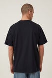 Camiseta - Box Fit College T-Shirt, BLACK / CHICAGO - vista alternativa 3