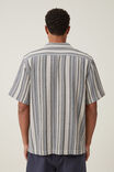 Palma Short Sleeve Shirt, BLACK MULTI STRIPE - alternate image 3