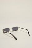 Óculos de Sol - The Streamline Sunglasses, SILVER FLASH / BLACK / SMOKE - vista alternativa 3