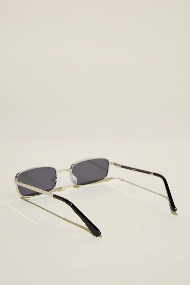 Óculos de Sol - The Streamline Sunglasses, SILVER FLASH / BLACK / SMOKE