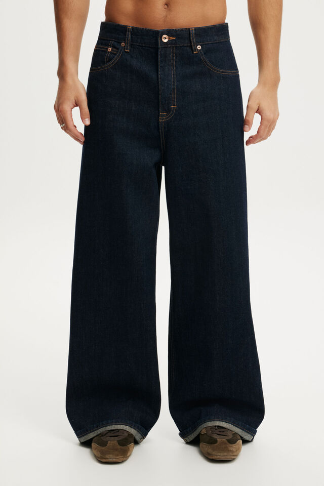 Super Baggy Jean, KAIHARA SELVEDGE RAW BLUE