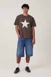 Camiseta - Loose Fit Art T-Shirt, ASHEN BROWN / VINTAGE STAR - vista alternativa 2