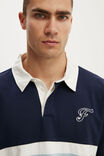 Box Fit Rugby Polo, INDIGO PANEL - example image 4