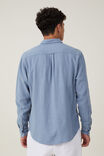 Portland Long Sleeve Shirt, STEEL BLUE CHEESECLOTH - alternate image 3